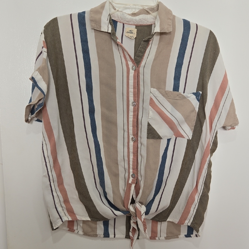 O'Neill Multicolor Striped Button-Down Shirt